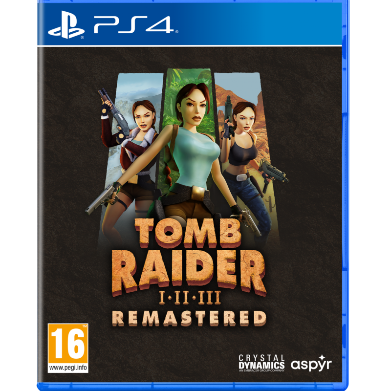 Tomb Raider I-III Remastered Starring Lara Croft (Playstation 4)