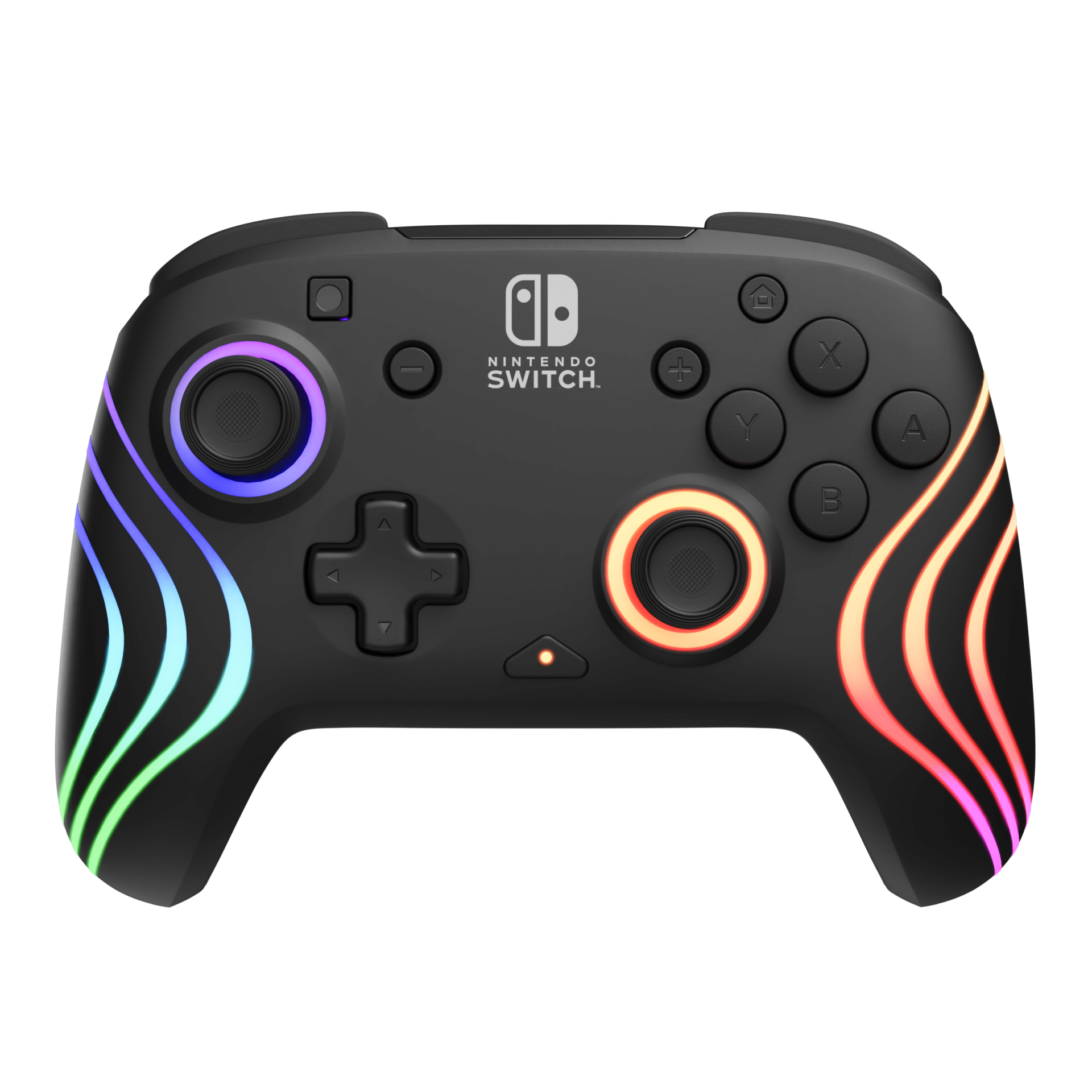 PDP SWITCH 2 & 1 AFTERGLOW WAVE WIRELESS CONTROLLER - BLACK
