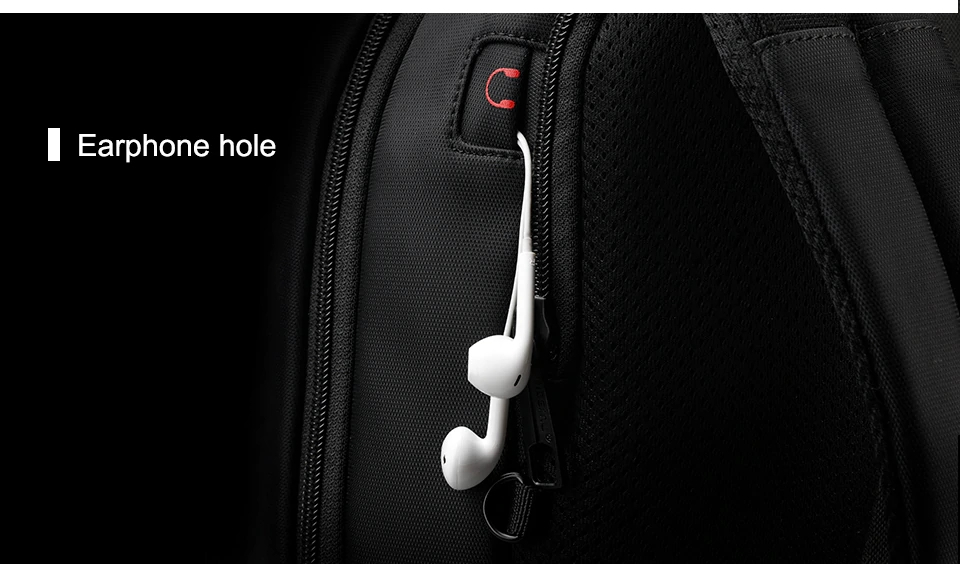 TIGERNU BACKPACK LAPTOP T-B3140 15.6" BLACK - Slika 5