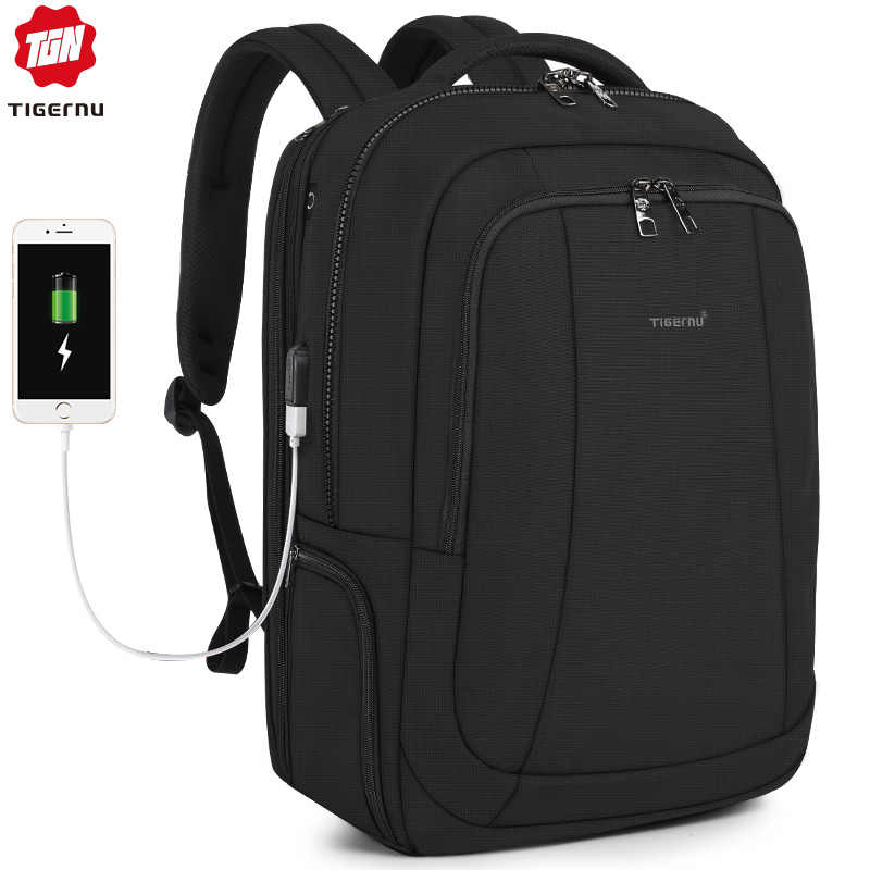 TIGERNU BACKPACK LAPTOP T-B3143USB 17.3" BLACK