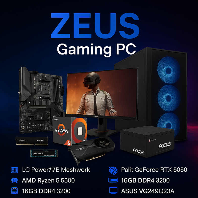 TechZone Zeus RTX 5050|Ryzen 5