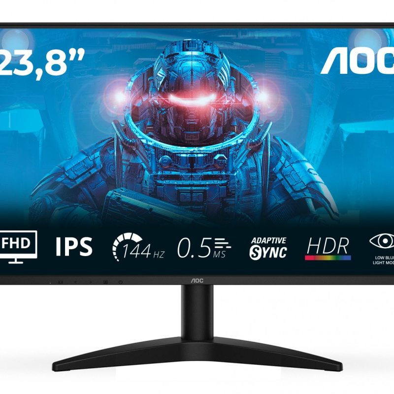 AOC 24B36X 23,8", HDMI, DP, 144Hz, 0,5ms
