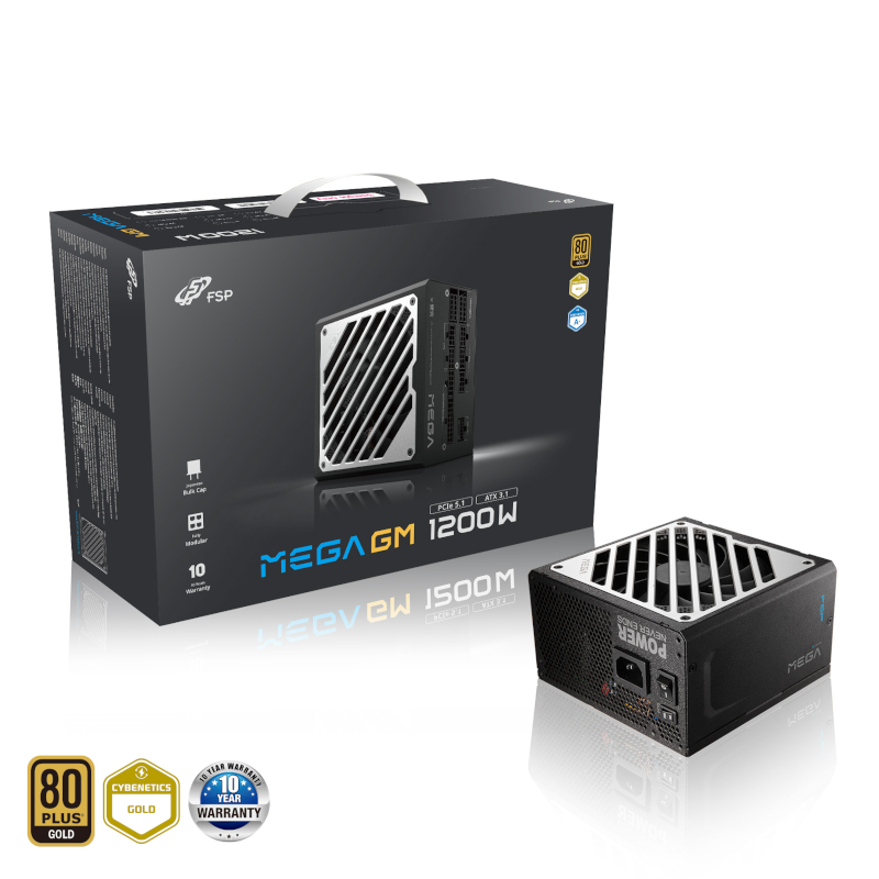 FSP MEGA 1200W, ATX 3.1 80+ Gold, modularno