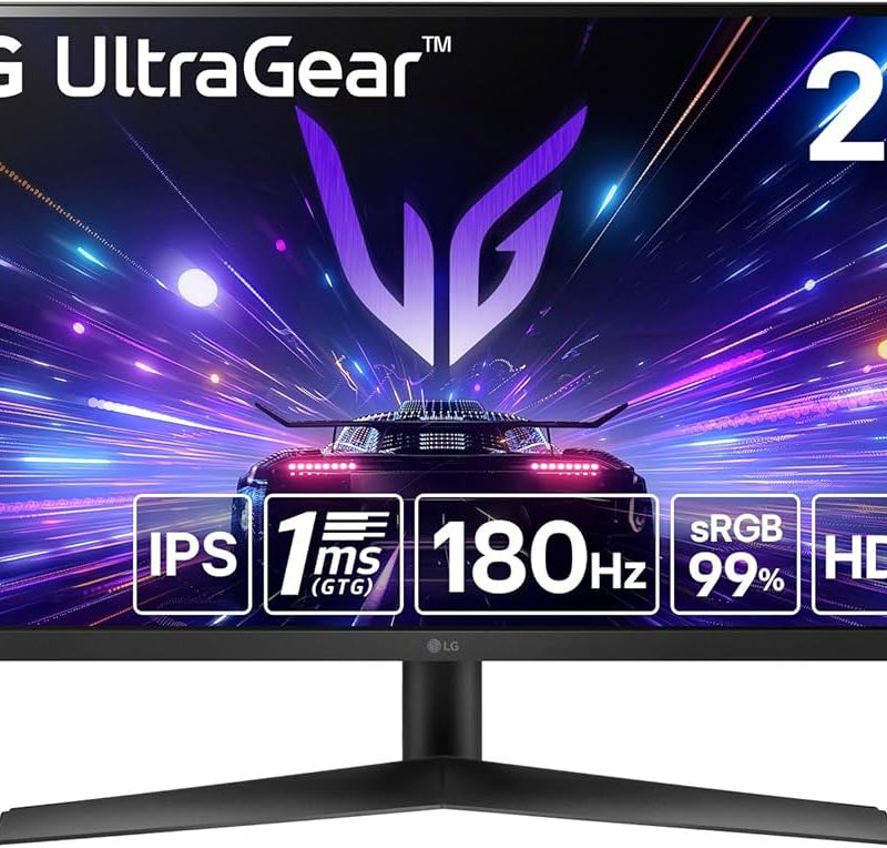 LG 27GS60F 27", IPS, HDMI, DP, 180Hz, 1ms, 300cd