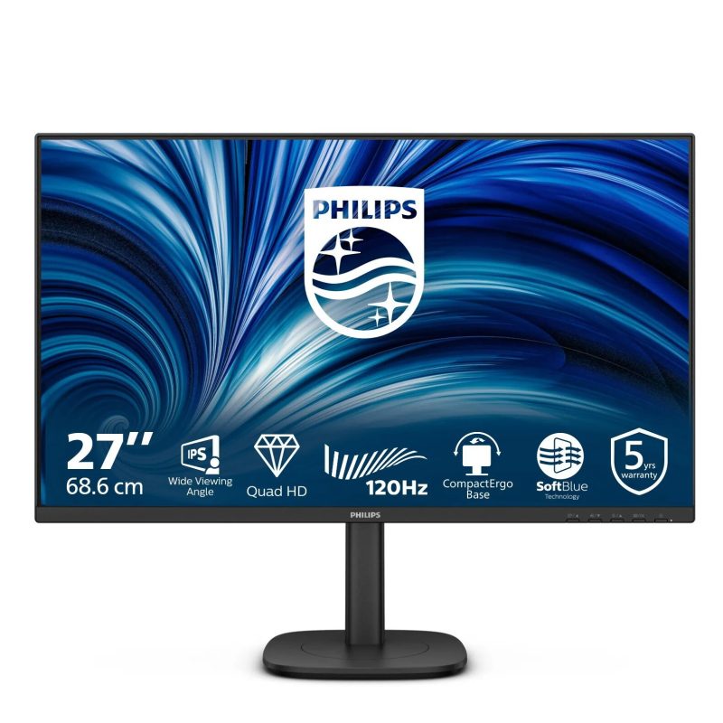 Philips 27B2N3500J 27", QHD, 2xHDMI, DP, USB, HAS