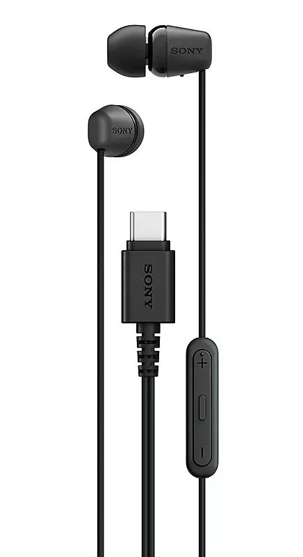 Sony IER-EX15C, USB-C slušalice, crna