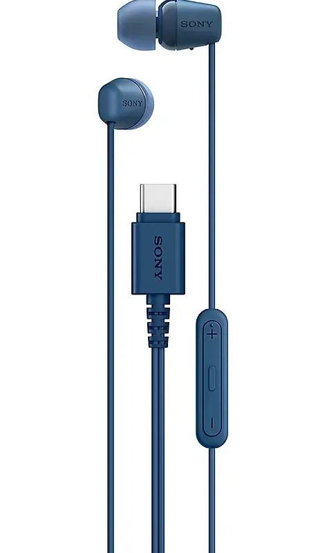 Sony IER-EX15C, USB-C slušalice, plava