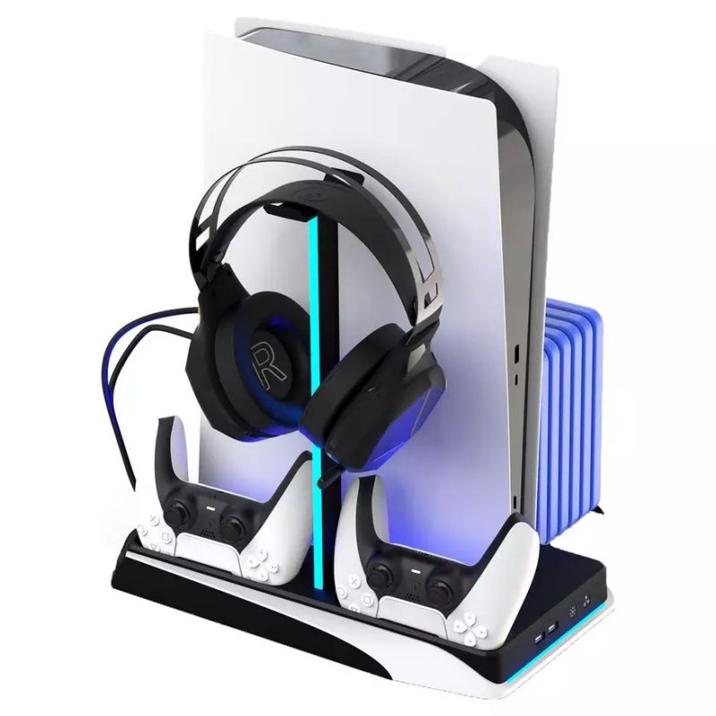 IMP TECH DLX+ LED MULTI FUNCTION CHARGER TOWER PS5