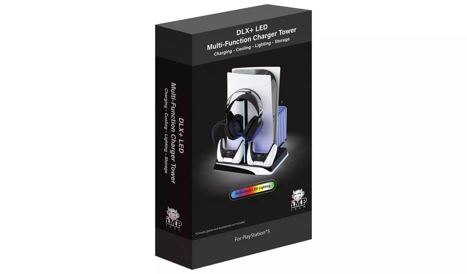 IMP TECH DLX+ LED MULTI FUNCTION CHARGER TOWER PS5 - Slika 10
