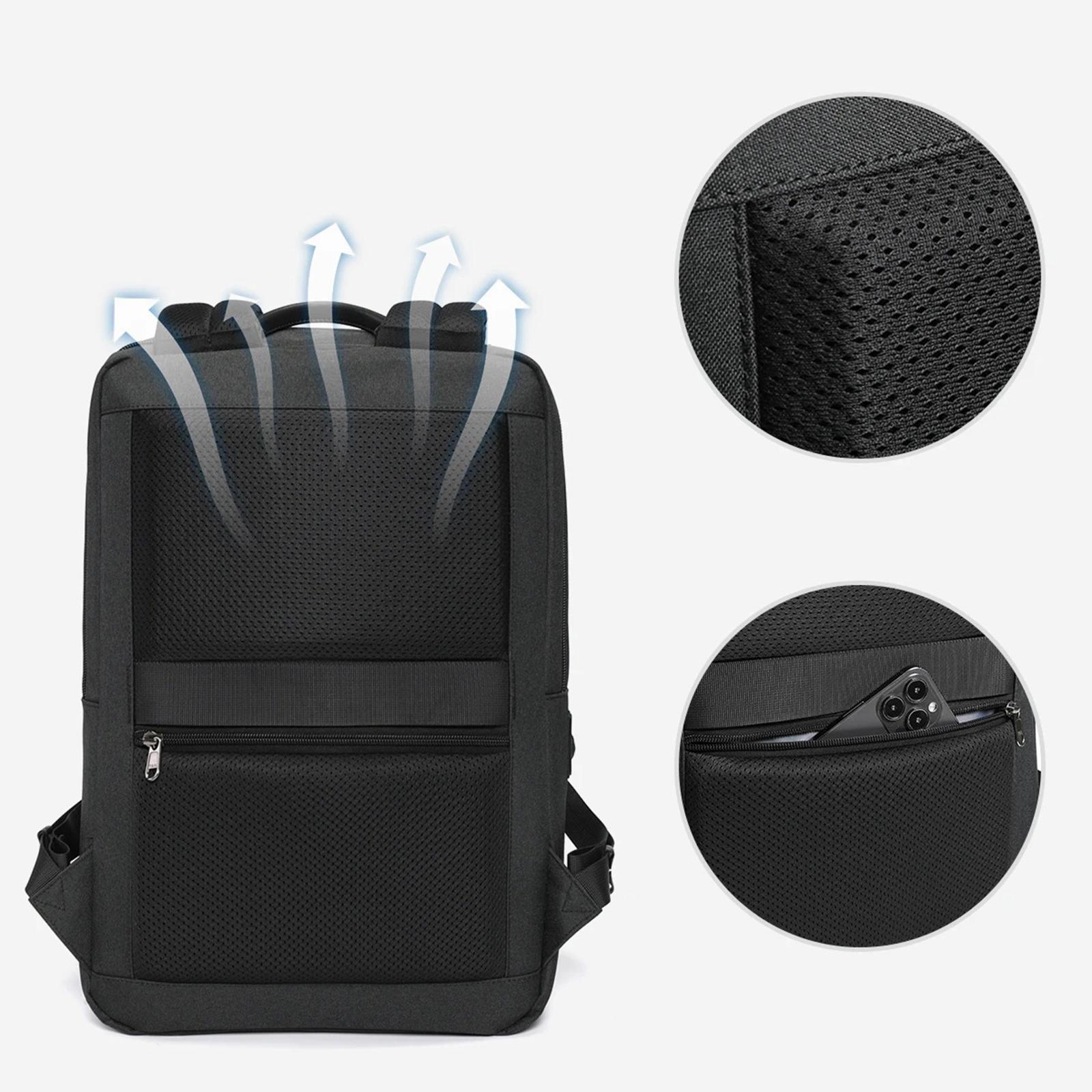 TIGERNU LAPTOP BACKPACK OCTANS 15.6" BLACK - Slika 6