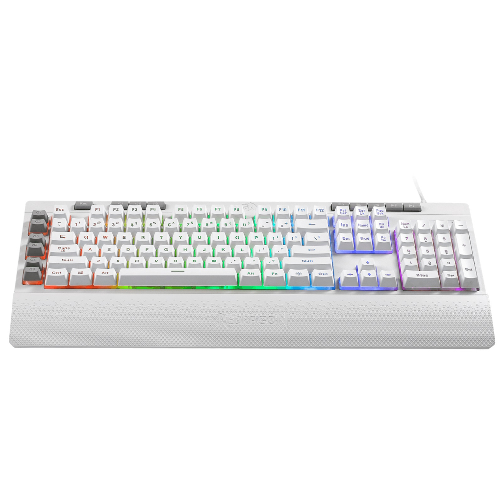 KEYBOARD - REDRAGON SHIVA K512 RGB WHITE - Slika 7