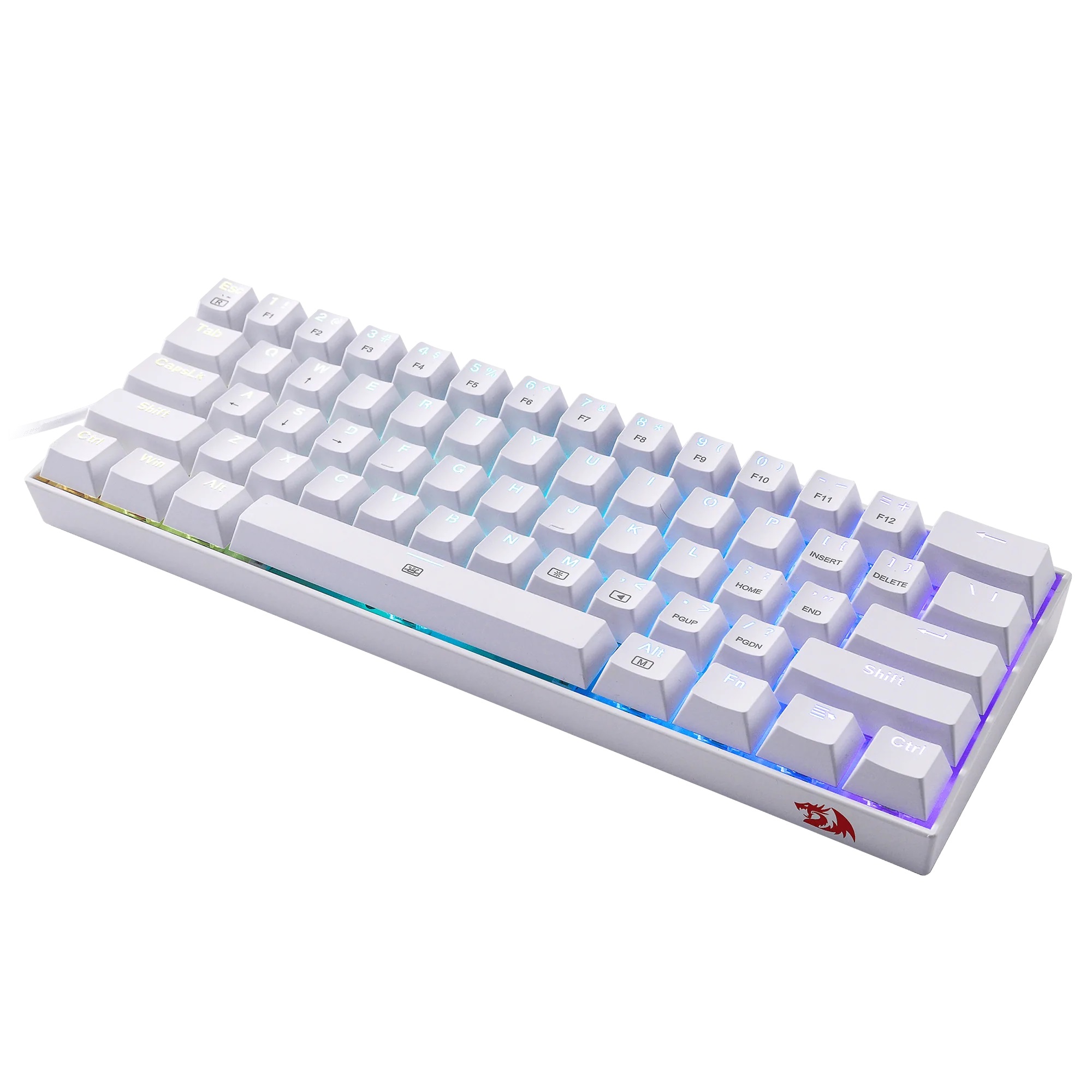 KEYBOARD - REDRAGON DRAGONBORN K630 RGB WHITE RED SWITCH - Slika 10