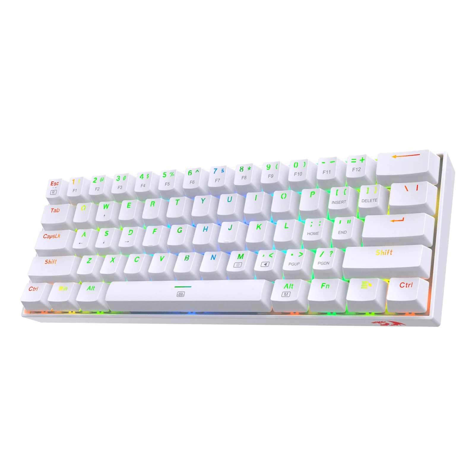 KEYBOARD - REDRAGON DRAGONBORN K630 RGB WHITE RED SWITCH - Slika 8