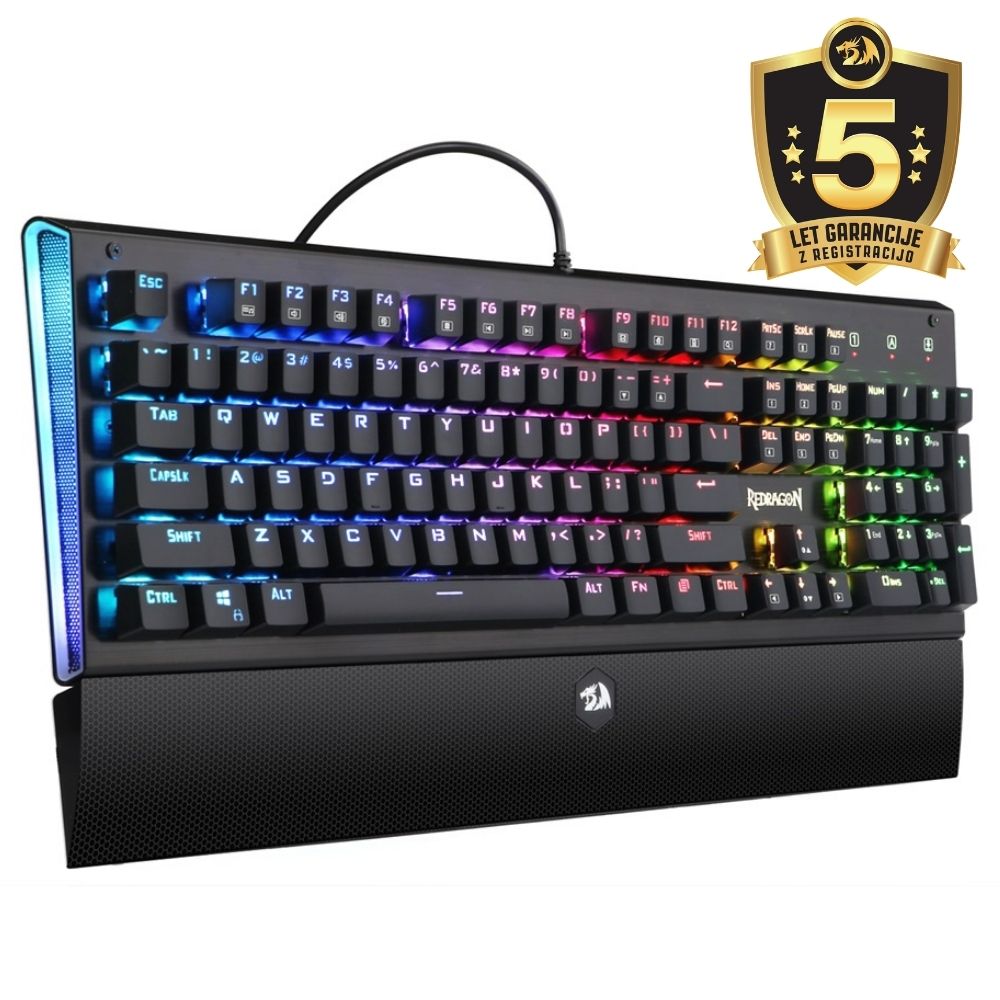 KEYBOARD - REDRAGON ARYAMAN K569 RGB MECHANICAL RED SWITCH