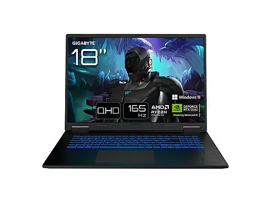 GIGABYTE GAMING A18 3WHK3EEC64SH, 18", WQXGA, 165Hz, IPS, AMD Ryzen 7 260