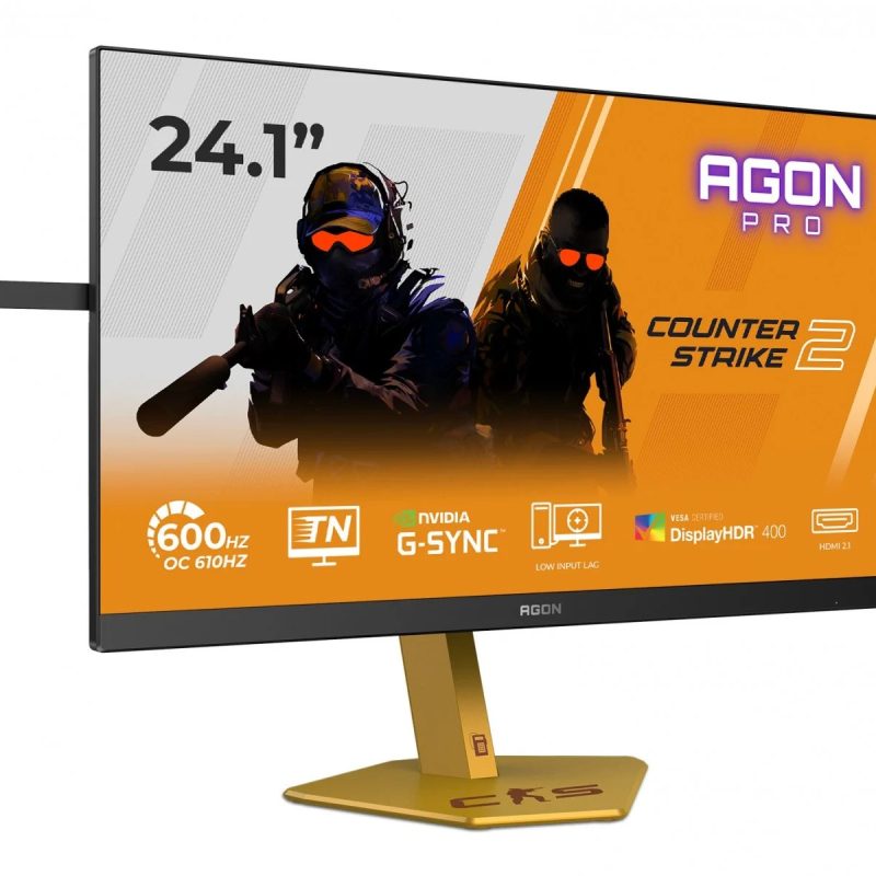 AOC AGON CS24A, 24,1", 2xHDMI2.1, DP, 610Hz, 500cd