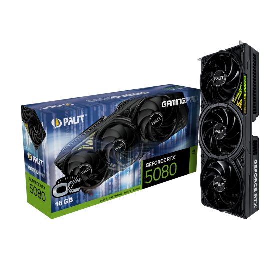 Palit RTX5080 GamingPro OC, 16GB GDDR7
