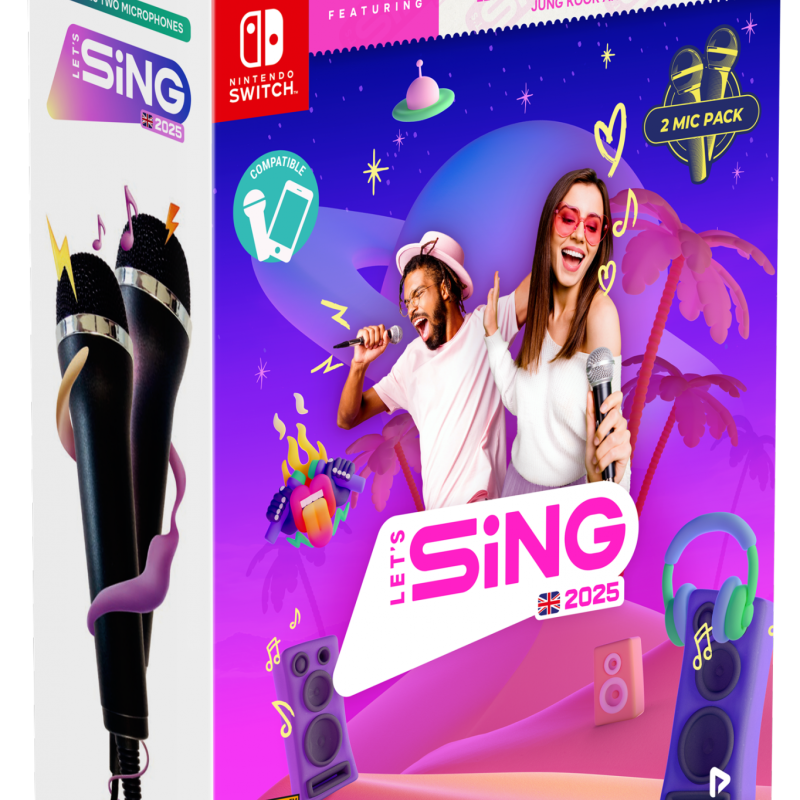 Let's Sing 2025 - Double Mic Bundle (Nintendo Switch)