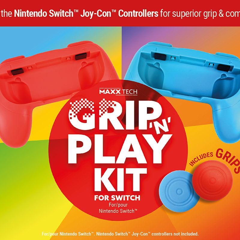 MAXX TECH GRIP N PLAY CONTROLLER KIT FOR SWITCH