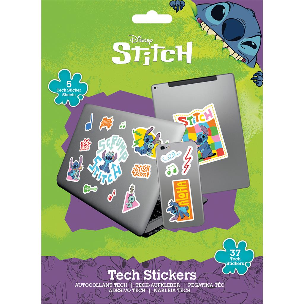 PYRAMID LILO & STITCH TECH STICKER
