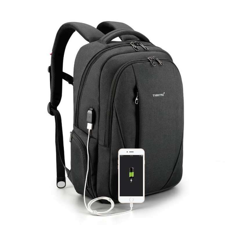 TIGERNU BACKPACK LAPTOP T-B3399 15.6" BLACK