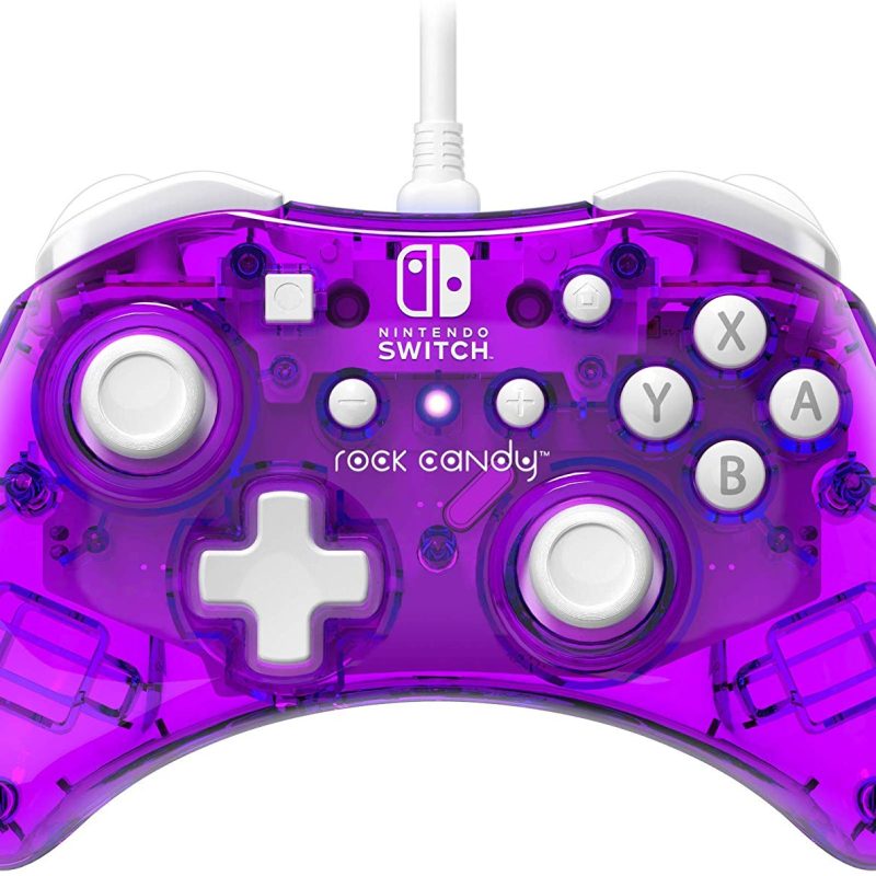 PDP NINTENDO SWITCH WIRED CONTROLLER ROCK CANDY MINI STORMIN'CHERRY