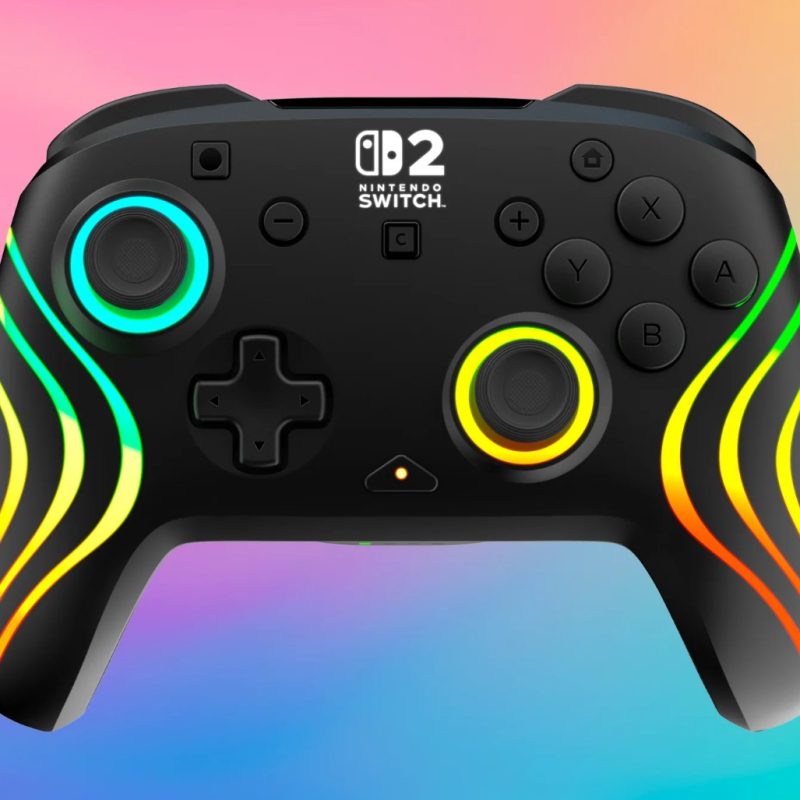 TURTLE BEACH SWITCH 2 WIRELESS CONTROLLER AFTERGLOW WAVE BLACK
