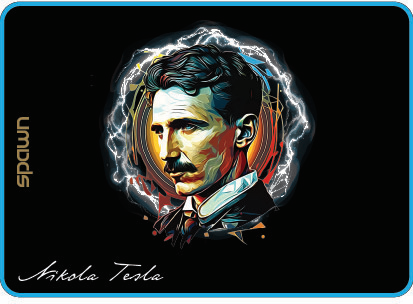 SPAWN MOUSE PAD TESLA - M
