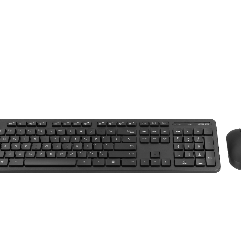 ASUS CW100, bežična tipkovnica i miš, crni, HR