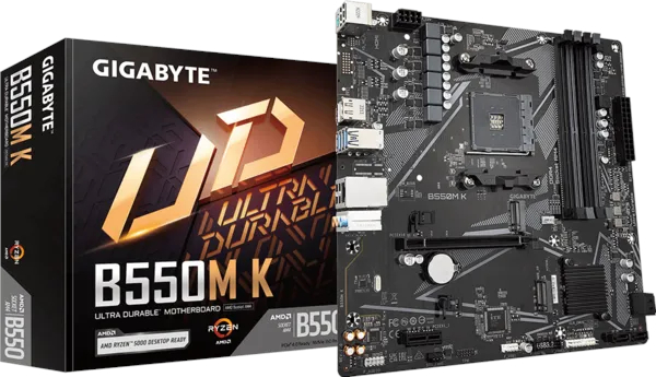 Gigabyte B550M K, AM4, mATX