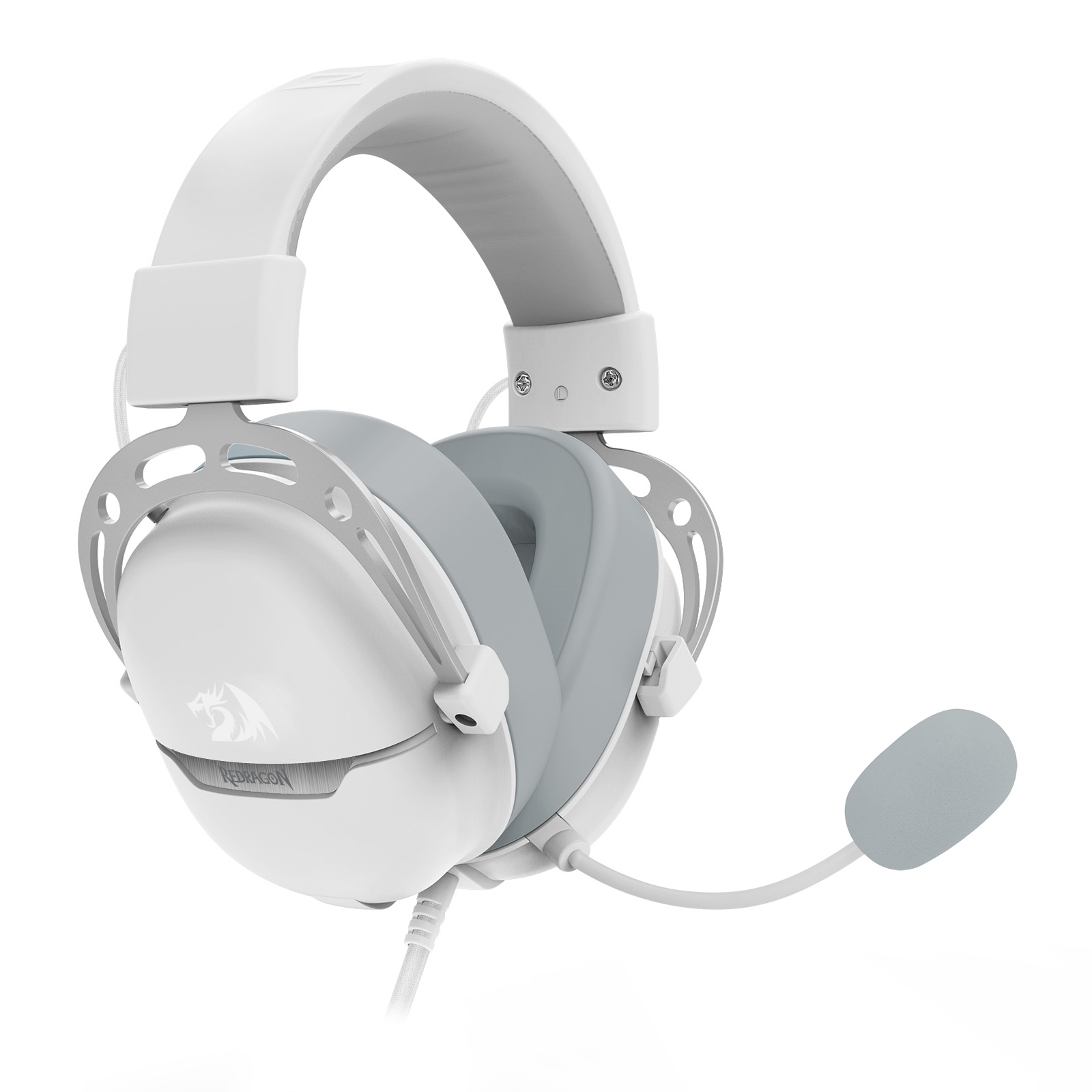 HEADSET - REDRAGON AURORA H376WG WIRED WHITE - Slika 4