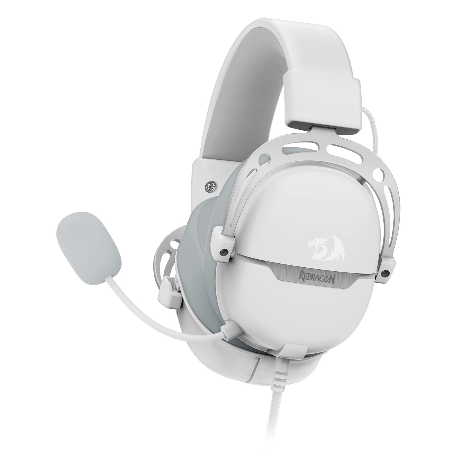 HEADSET - REDRAGON AURORA H376WG WIRED WHITE - Slika 6