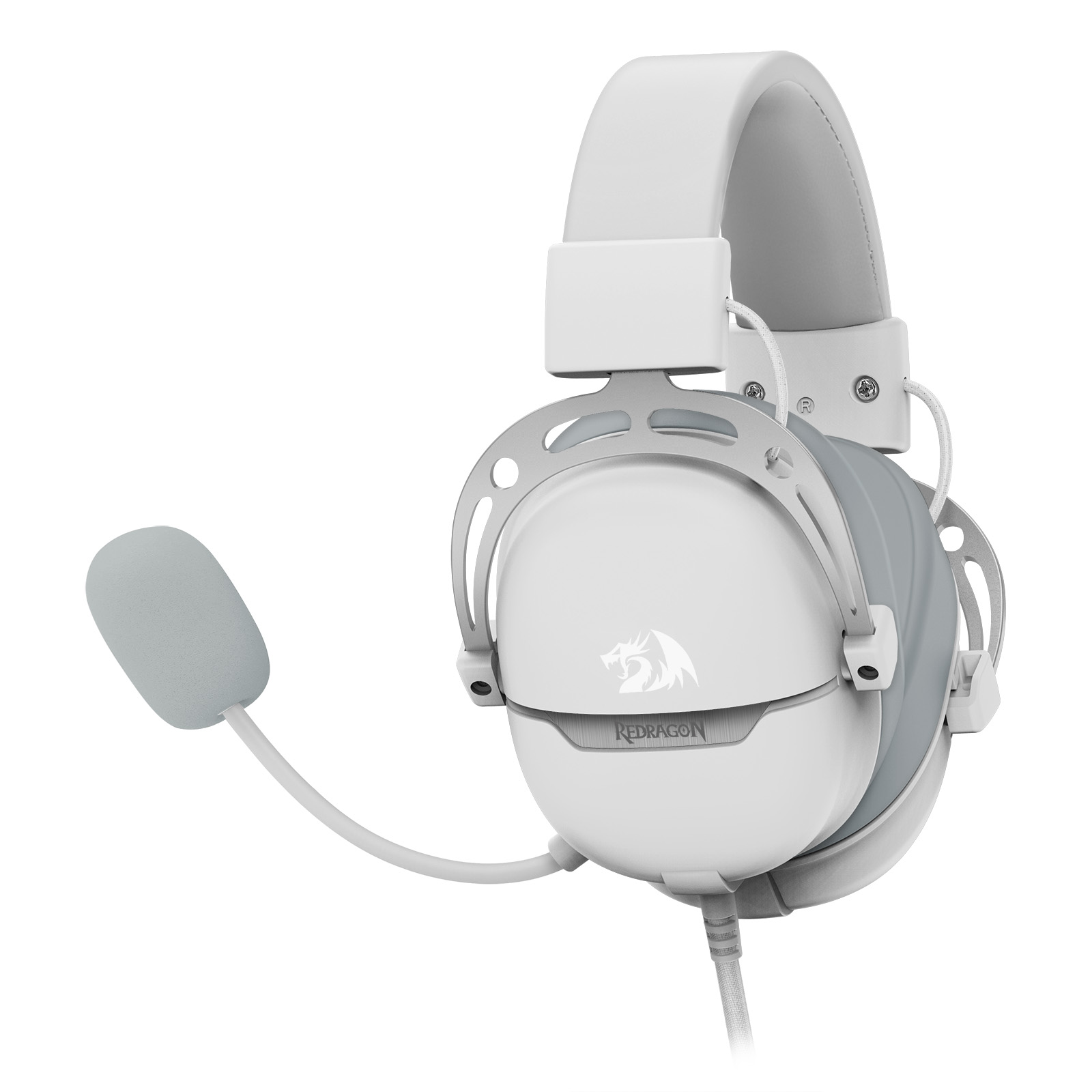 HEADSET - REDRAGON AURORA H376WG WIRED WHITE - Slika 7
