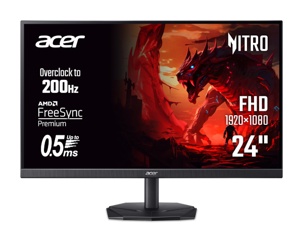 Acer Nitro KG24FX 23.8" IPS, 2xHDMI, DP, 200Hz